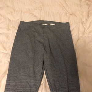 VGUC H&M Gingham Stretchy Leggings - L